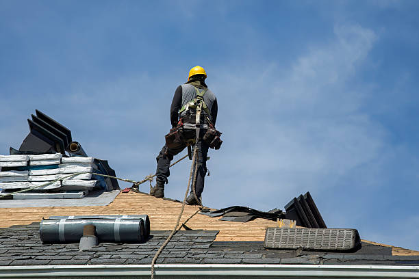 Professional Roof Replacement technician working in Maxton, NC